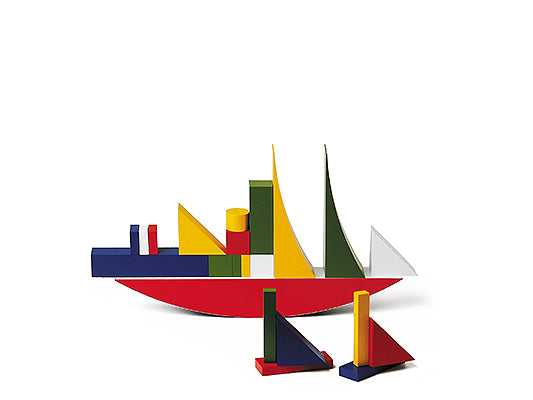 Bauhaus Bauspiel, Holz, bunt, 1923