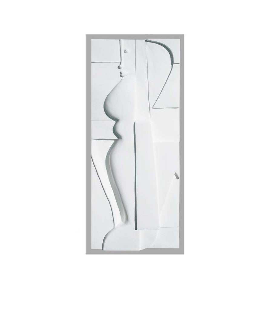 Relief "H" nach Oskar Schlemmer, Gussmarmor