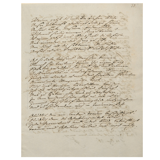 Faksimile, Goethe an Charlotte von Stein, 1776