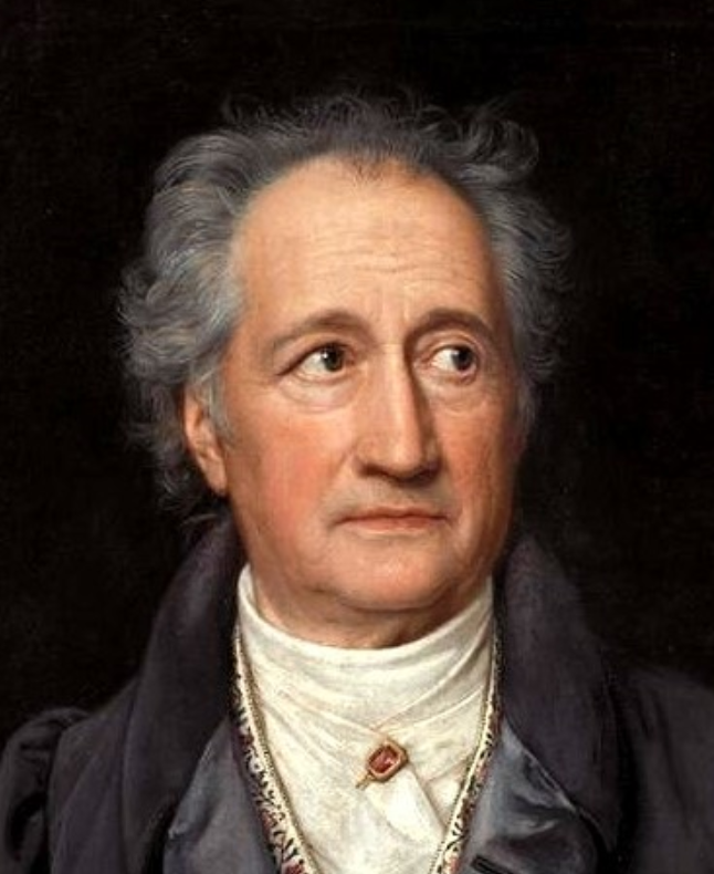 Poster Goethe, 1829