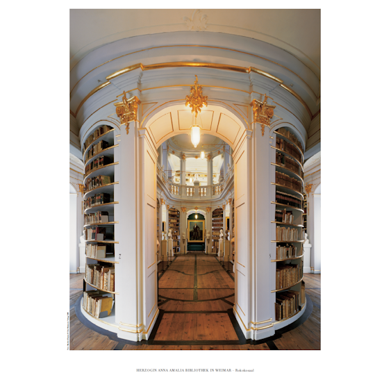 Poster, Rokokosaal, Herzogin Anna Amalia Bibliothek