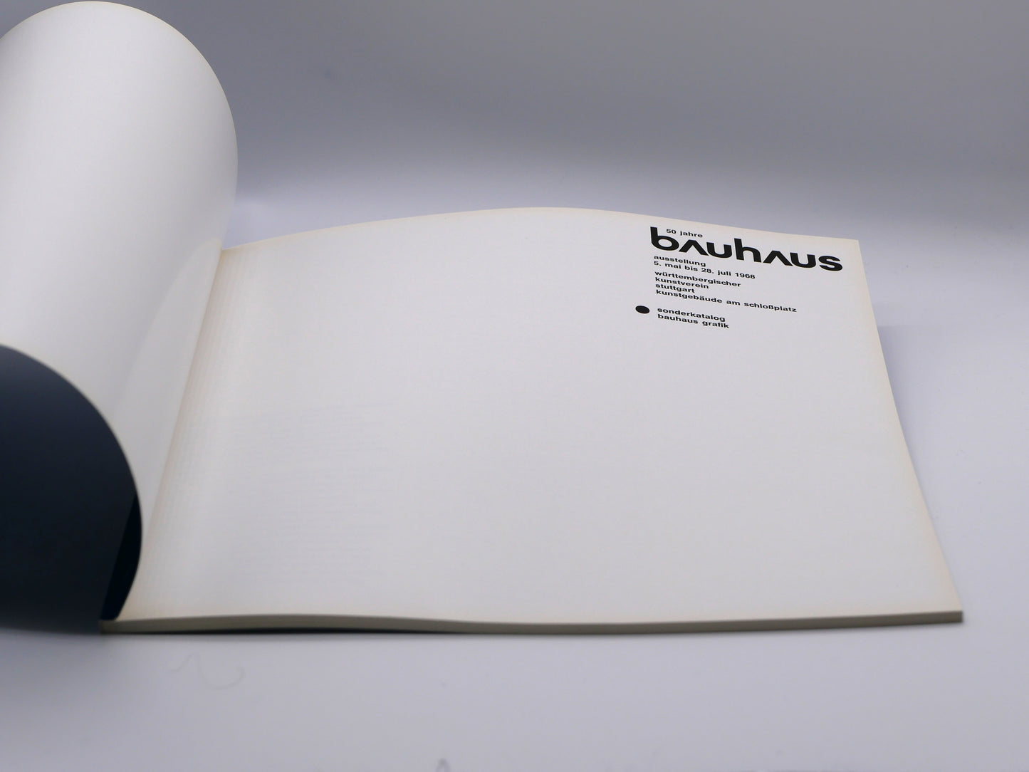 Rarität - Katalog, Bauhaus Grafik, 1968