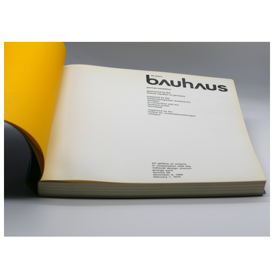 Rarität - Katalog, 50 Jahre Bauhaus, 1969