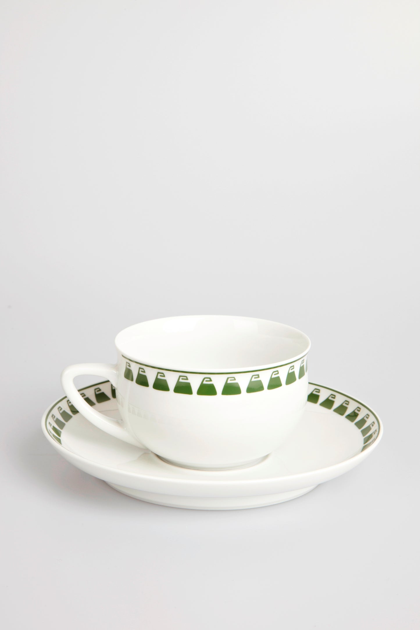 Teeservice, Henry Van de Velde (1914), Dekor grün