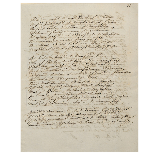 Faksimile, Goethe an Charlotte von Stein, 1776