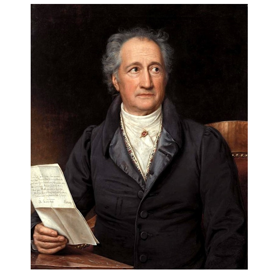 Poster Goethe, 1829
