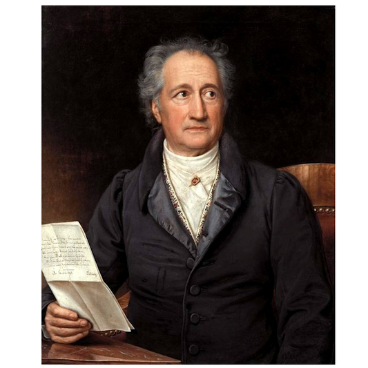 Poster Goethe, 1829