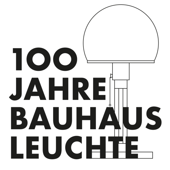 Bauhausleuchte, 100 Jahre-Edition, Glas
